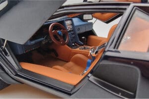 Lamborghini Countach LP500S Walter Wolf Ciemny Niebieski Kyosho 1:18 08320D Metal — zdjęcie 9 z 11