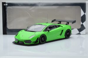 Lamborghini Gallardo LP600+ GT3 Zielony Minichamps 1:18 151111101 Metal — zdjęcie 6 z 6