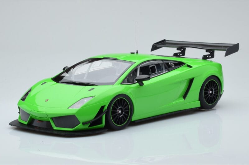 Lamborghini Gallardo LP600+ GT3 Zielony Minichamps 1:18 151111101 Metal