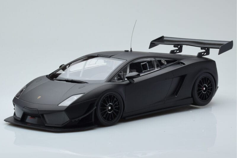 Lamborghini Gallardo LP600+ GT3 Matowy Czarny Minichamps 1:18 151111100 Metal