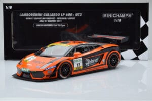 Lamborghini Gallardo LP600+ GT3 Rhinos Leipert Motorsport #12 A. Petrishin / D. Leiper ADAC GT Masters 2011 Minichamps 1:18 1 — zdjęcie 6 z 6