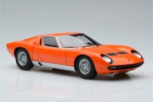 Lamborghini Miura SV Pomarańczowy AUTOart 1:18 74542 Metal — zdjęcie 6 z 8