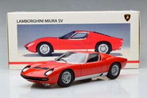 Lamborghini Miura SV Czerwony AUTOart 1:18 74543 Metal — zdjęcie 8 z 8