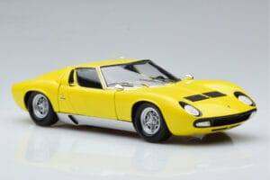 Lamborghini Miura SV Żółty Kyosho 1:18 08317Y Metal — zdjęcie 6 z 11