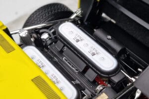 Lamborghini Miura SV Żółty Kyosho 1:18 08317Y Metal — zdjęcie 9 z 11