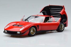 Lamborghini Miura SVR Czerwony Kyosho 1:18 08319RBK Metal — zdjęcie 2 z 9
