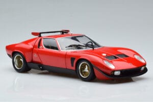 Lamborghini Miura SVR Czerwony Kyosho 1:18 08319RBK Metal — zdjęcie 6 z 9