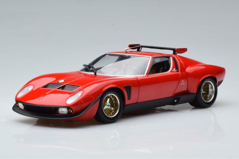 Lamborghini Miura SVR Czerwony Kyosho 1:18 08319RBK Metal
