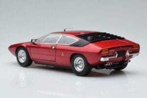 Lamborghini Urraco P250 Czerwony Kyosho 1:18 08446R Metal — zdjęcie 7 z 10