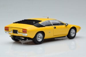 Lamborghini Urraco Żółty Kyosho 1:18 08446GY Metal — zdjęcie 3 z 10