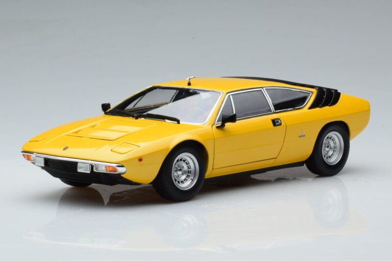 Lamborghini Urraco Żółty Kyosho 1:18 08446GY Metal