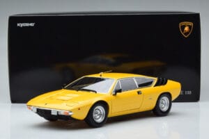 Lamborghini Urraco Żółty Kyosho 1:18 08446GY Metal — zdjęcie 10 z 10