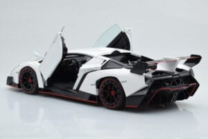 Lamborghini Veneno Biały AUTOart 1:18 74507 Metal — zdjęcie 3 z 8