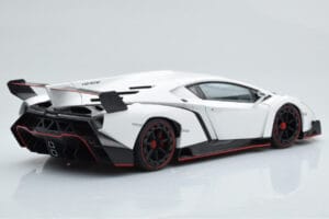 Lamborghini Veneno Biały AUTOart 1:18 74507 Metal — zdjęcie 4 z 8