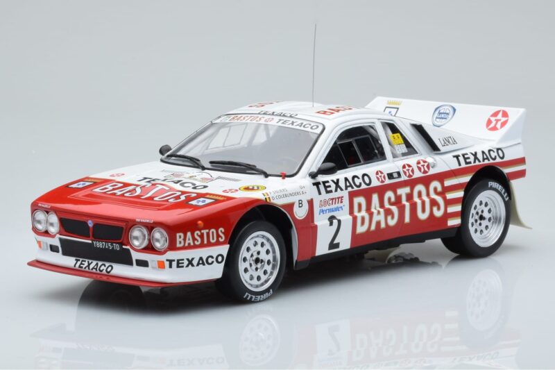 Lancia 037 Bastos #2 P. Snijers / D. Colebunders Rally Ypres 1985 IXO 1:18 18RMC136 Metal