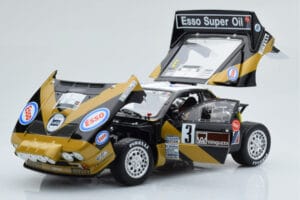 Lancia 037 ESSO #3 F. Tabaton Rally Targa Florio 1985 Kyosho 1:18 08306H Metal — zdjęcie 2 z 8