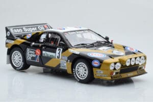 Lancia 037 ESSO #3 F. Tabaton Rally Targa Florio 1985 Kyosho 1:18 08306H Metal — zdjęcie 6 z 8