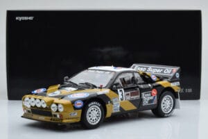 Lancia 037 ESSO #3 F. Tabaton Rally Targa Florio 1985 Kyosho 1:18 08306H Metal — zdjęcie 8 z 8
