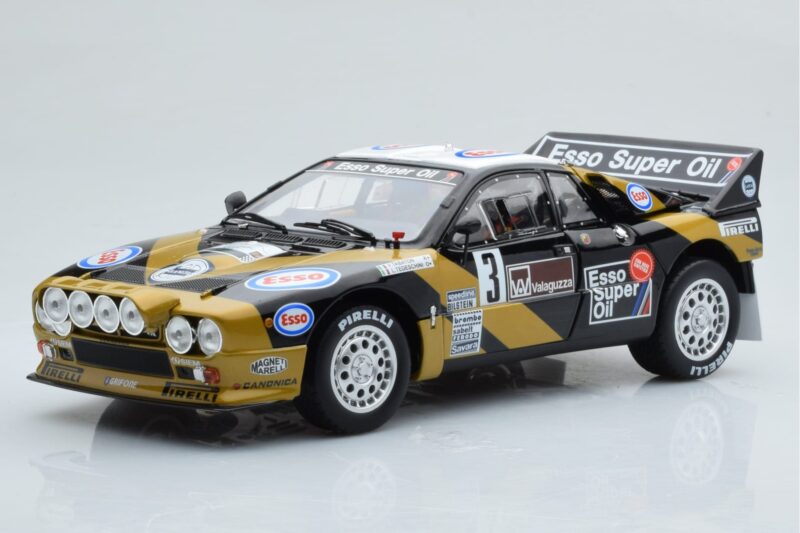 Lancia 037 ESSO #3 F. Tabaton Rally Targa Florio 1985 Kyosho 1:18 08306H Metal