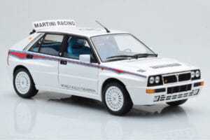 Lancia Delta HF Integrale 6 Biały Kyosho 1:18 08344E Metal — zdjęcie 6 z 8