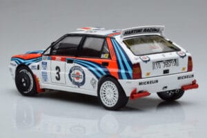 Lancia Delta HF Integrale Evoluzione #3 D. Auriol / B. Occelli Tour de Corse 1992 Kyosho 1:18 08348H Metal — zdjęcie 6 z 9