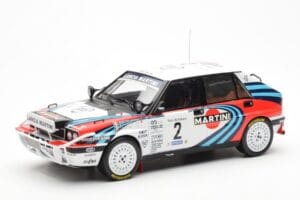 Lancia Delta Integrale 16V #2 M. Biasion / T. Siviero Rally Safari 1990 IXO 1:18 18RMC139A Metal