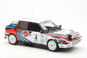 Lancia Delta Integrale 16V #4 A. Fiorio Rally Safari 1990 IXO 1:18 18RMC139B Metal — zdjęcie 4 z 6