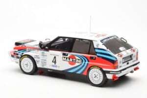 Lancia Delta Integrale 16V #4 A. Fiorio Rally Safari 1990 IXO 1:18 18RMC139B Metal — zdjęcie 5 z 6