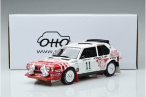 Lancia Delta S4 Group B #3 M. Alen / I. Kivimäki Olympus Rally 1986 Otto 1:18 OT976 Metal — zdjęcie 6 z 6