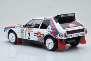 Lancia Delta S4 #2 M. Alen / I. Kivimaki Rally San Remo 1986 IXO 1:18 18RMC130A Metal — zdjęcie 5 z 6