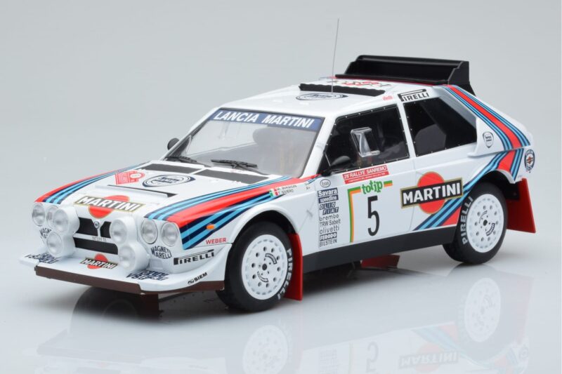 Lancia Delta S4 #5 M. Biasion / T. Siviero Rally San Remo 1986 IXO 1:18 18RMC130B Metal