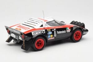 Lancia Stratos HF #1 Hunsruck Rally 1978 Kyosho 1:18 08130D Metal — zdjęcie 3 z 8