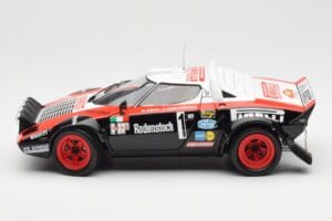 Lancia Stratos HF #1 Hunsruck Rally 1978 Kyosho 1:18 08130D Metal — zdjęcie 4 z 8