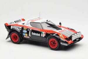 Lancia Stratos HF #1 Hunsruck Rally 1978 Kyosho 1:18 08130D Metal — zdjęcie 6 z 8