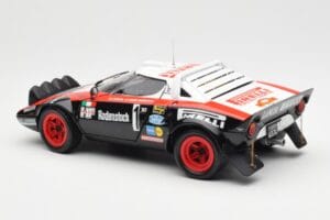 Lancia Stratos HF #1 Hunsruck Rally 1978 Kyosho 1:18 08130D Metal — zdjęcie 7 z 8