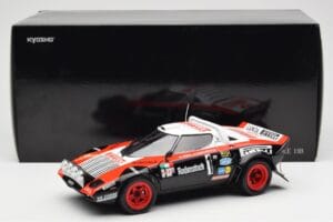 Lancia Stratos HF #1 Hunsruck Rally 1978 Kyosho 1:18 08130D Metal — zdjęcie 8 z 8