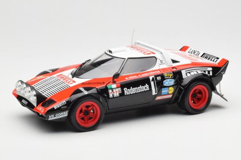 Lancia Stratos HF #1 Hunsruck Rally 1978 Kyosho 1:18 08130D Metal