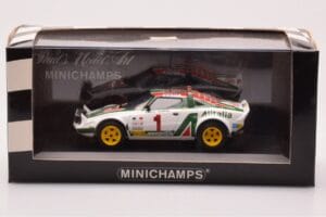 Lancia Stratos #1 S. Munari / S. Maiga Rally Monte Carlo 1977 Minichamps 1:43 430771201 Metal — zdjęcie 4 z 4