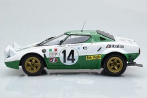 Lancia Stratos Alitalia #14 S. Munari / M. Mannucci Winners Rally Monte Carlo 1975 Minichamps 1:18 155751714 Metal — zdjęcie 3 z 6