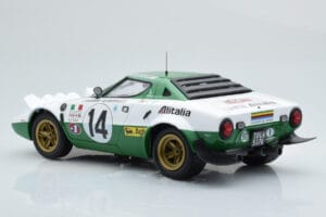 Lancia Stratos Alitalia #14 S. Munari / M. Mannucci Winners Rally Monte Carlo 1975 Minichamps 1:18 155751714 Metal — zdjęcie 5 z 6