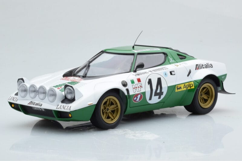 Lancia Stratos Alitalia #14 S. Munari / M. Mannucci Winners Rally Monte Carlo 1975 Minichamps 1:18 155751714 Metal