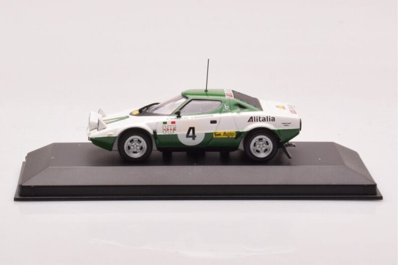 Lancia Stratos Alitalia #4 B. Waldegaard / H. Thorzelius Winner Rally Sweden 1975 Minichamps 1:43 430751204 Metal