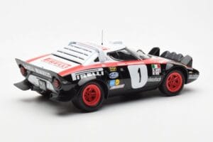 Lancia Stratos HF #1 Lancia Pirelli W. Rohrl / C. Geistdorfer Winners Dynabit Saarland Rallye 1978 Minichamps 1:18 155781701  — zdjęcie 2 z 6