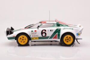 Lancia Stratos HF #6 B. Waldegård / H. Thorszelius Rally Monte Carlo 1976 IXO 1:18 18RMC162B Metal — zdjęcie 3 z 6