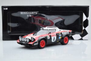 Lancia Stratos Pirelli #4 M. Alen / I. Kivimaki Winners Rally Sanremo 1978 Minichamps 1:18 155781704 Metal — zdjęcie 6 z 6