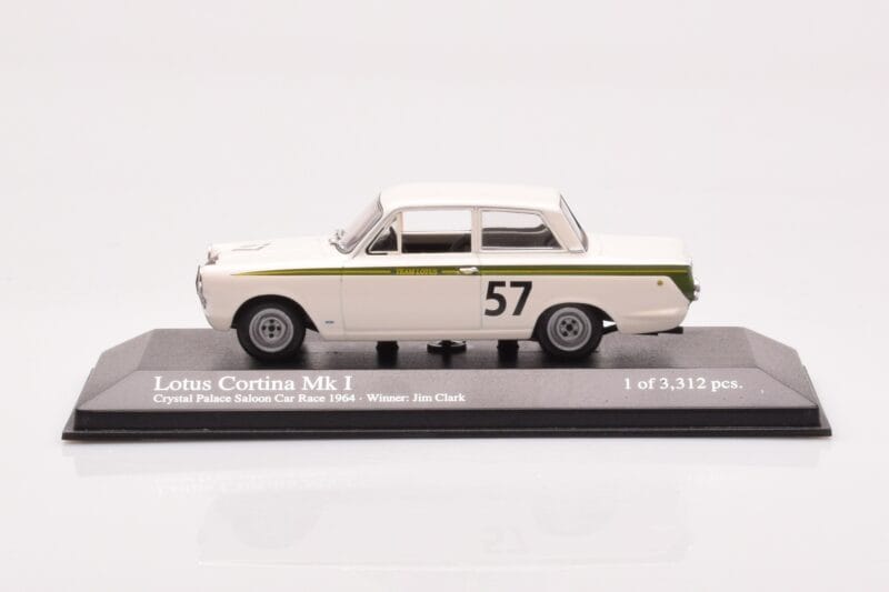 Lotus Cortina Mk1 #57 J. Clark Crystal Palace Winner 1964 Minichamps 1:43 400648257 Metal