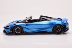 McLaren 765LT Spider Niebieski GT Spirit 1:18 GT886 Żywica — zdjęcie 3 z 6