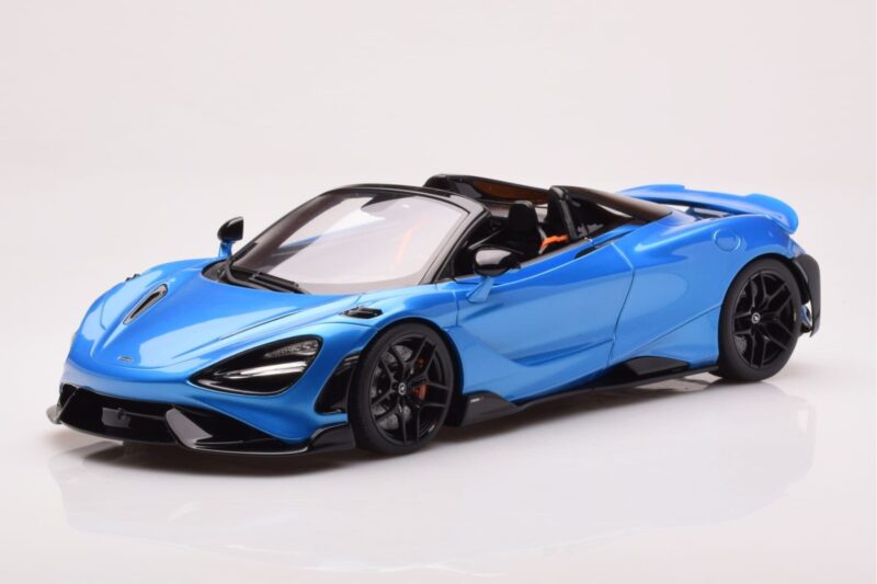 McLaren 765LT Spider Niebieski GT Spirit 1:18 GT886 Żywica