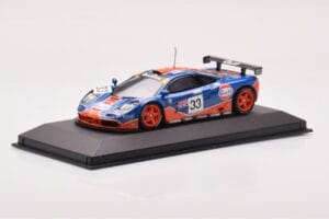 McLaren F1 GTR #33 Gulf Racing R. Bellm / M. Weaver / J-J. Lehto 24 Hours of Le Mans 1996 Minichamps 1:43 530164333 Metal — zdjęcie 2 z 4