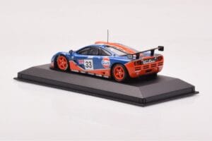 McLaren F1 GTR #33 Gulf Racing R. Bellm / M. Weaver / J-J. Lehto 24 Hours of Le Mans 1996 Minichamps 1:43 530164333 Metal — zdjęcie 3 z 4